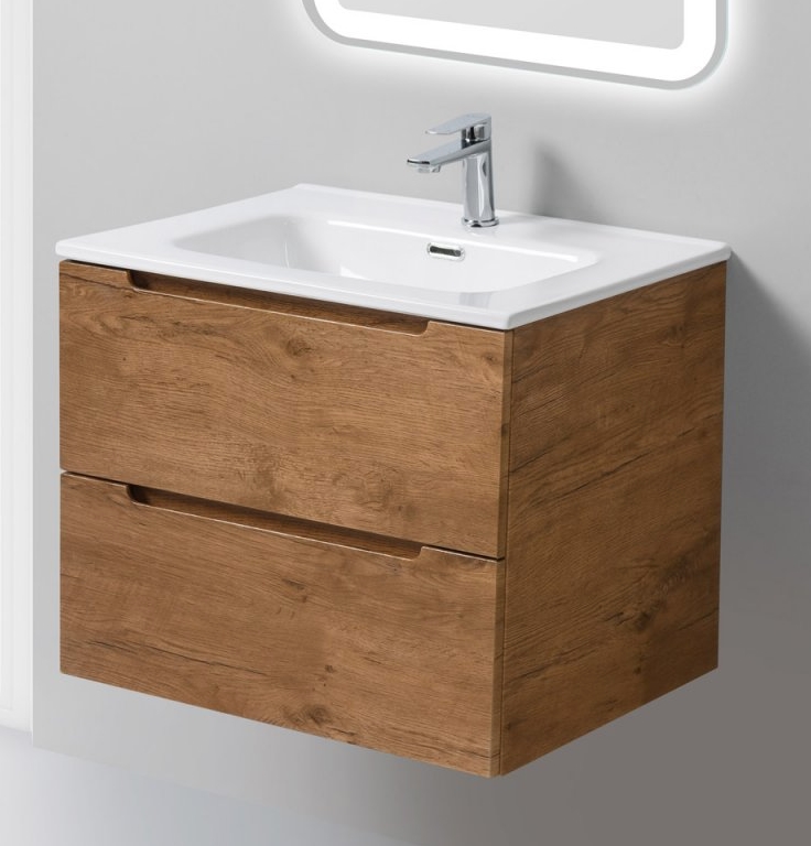 Тумба с умывальником BelBagno Etna-600-2C-SO-RN-P + BB600ETL