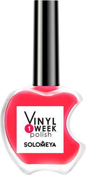 Лак для ногтей Solomeya One Week Vinyl Polish Scarlet тон 1 (13мл)
