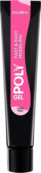 Моделирующий гель для ногтей Solomeya Polygel Fast & Easy Modeling PG05 светло-розовый (15мл)