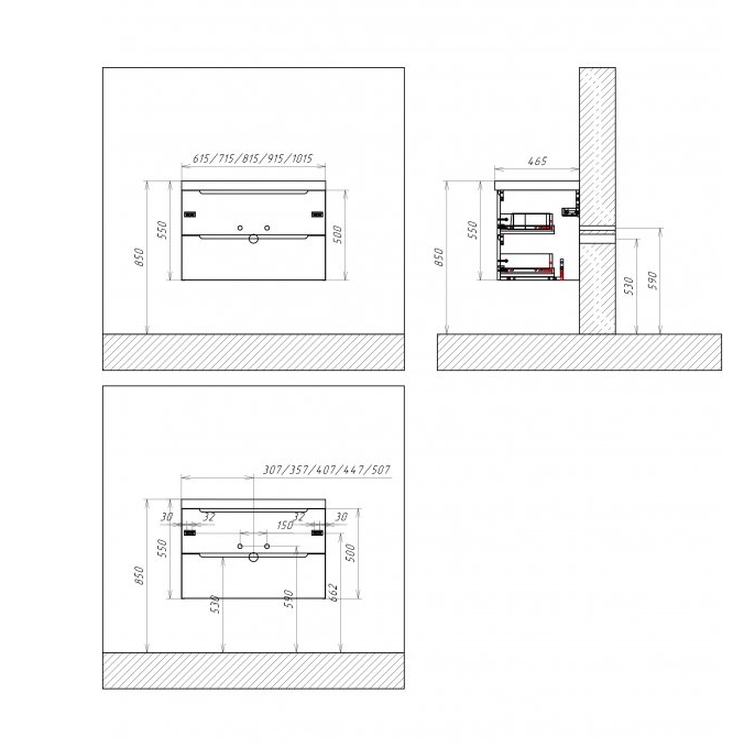 Тумба с умывальником BelBagno Etna-700-2C-SO-BL-P + BB700ETL