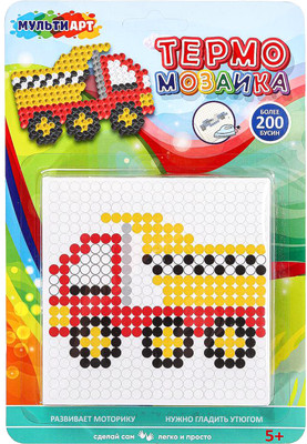 Развивающая игра MultiArt Термомозаика Самосвал / IB400-SAM -