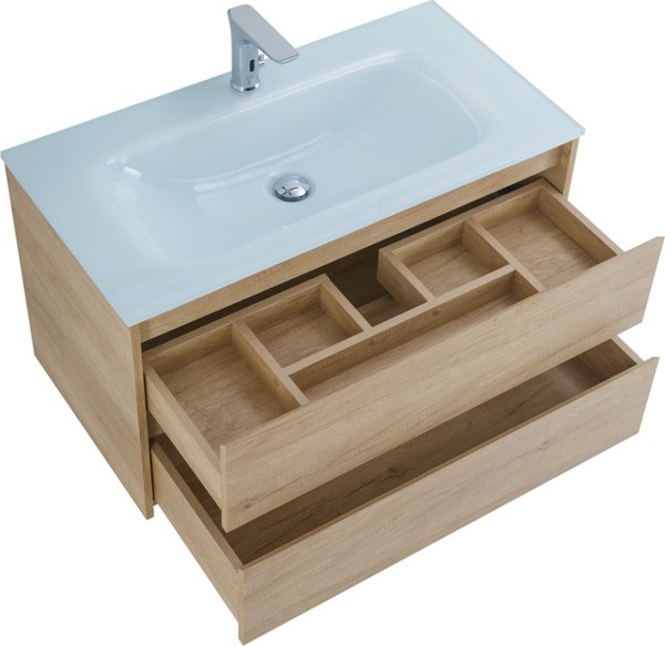 Тумба с умывальником BelBagno Kraft-800-2C-SO-RNN + BB800ETL