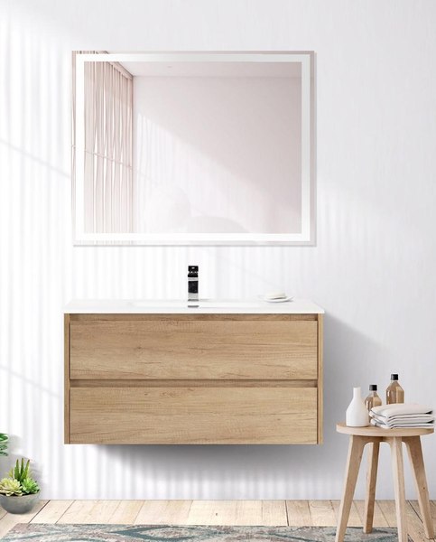 Тумба с умывальником BelBagno Kraft-800-2C-SO-RNN + BB800ETL