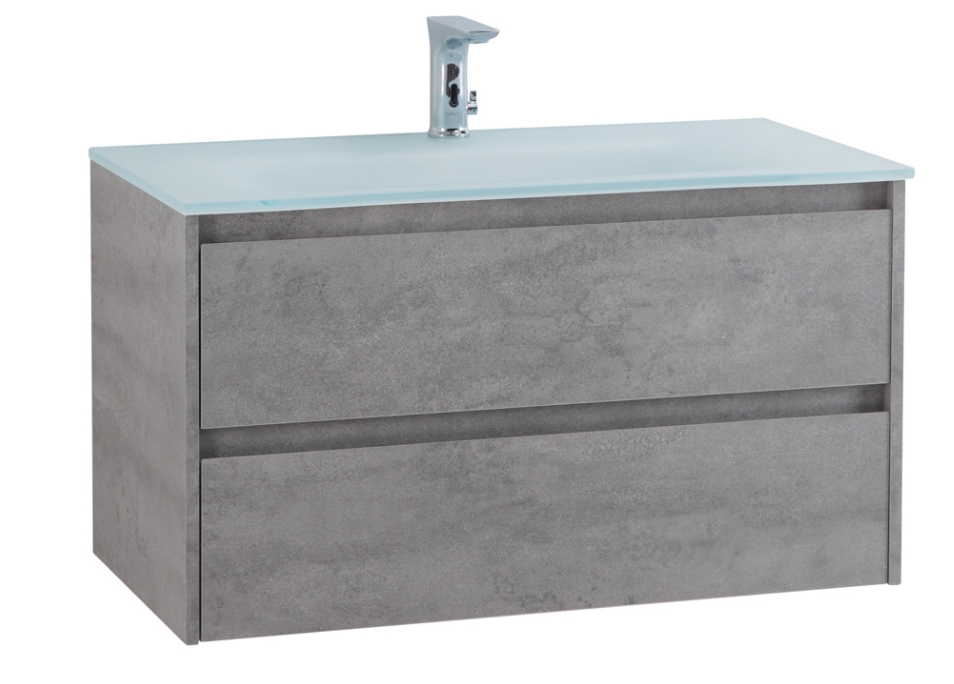 Тумба с умывальником BelBagno Kraft-900-2C-SO-CG + BB900ETL