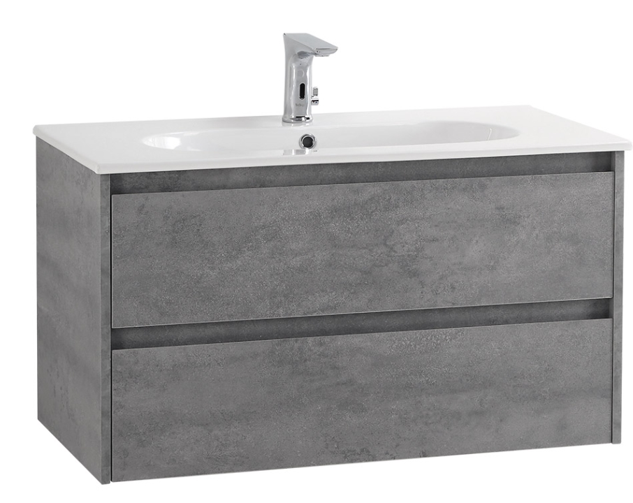 Тумба с умывальником BelBagno Kraft-900-2C-SO-CG + BB900ETL