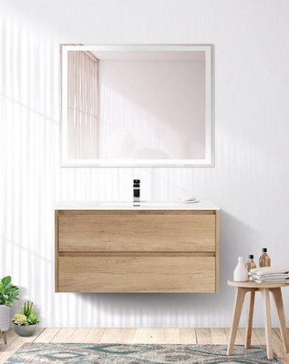 Тумба с умывальником BelBagno KRAFT-900-2C-SO-RNN + BB900ETL