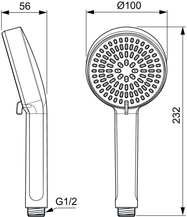 Лейка ручного душа Ideal Standard BD580AA