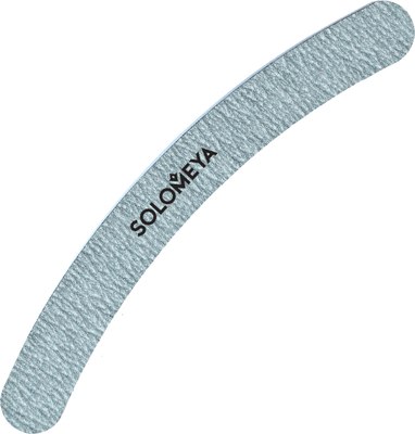 Пилка для ногтей Solomeya Бумеранг Curved White File 180/240 / 06-319 - 