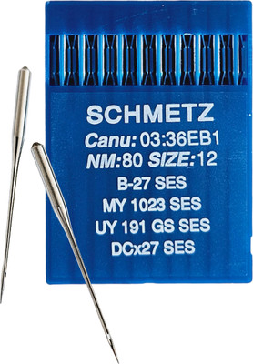 

Набор игл для промышленной швейной машины, DCx27 80 SES Sch-10