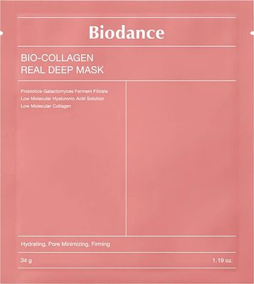 Маска для лица гидрогелевая Biodance Bio-Collagen Real Deep Mask с коллагеном и ферментами ночная (34гр)