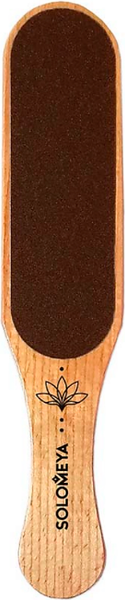 Терка для ног Solomeya Professional Wooden Wide 100/220 грит / 06-1140