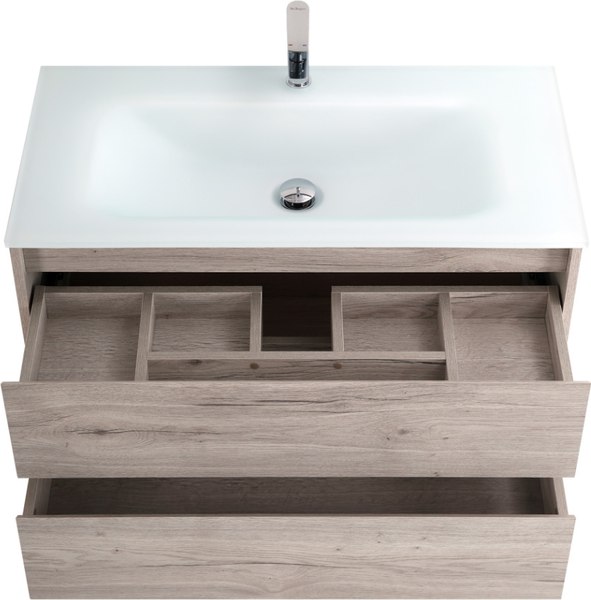 Тумба с умывальником BelBagno Kraft-1000-2C-SO-RGB + BB1000ETL