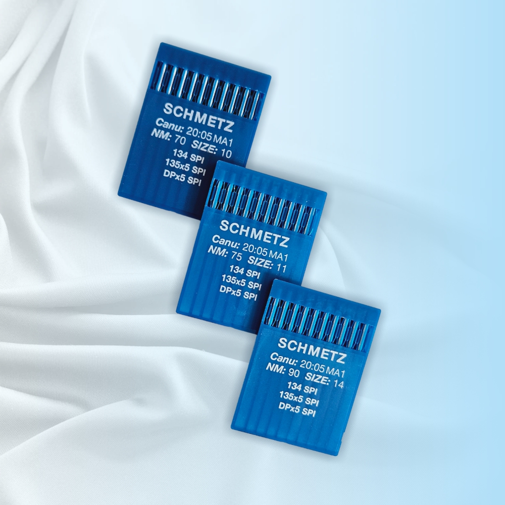Набор игл для промышленной швейной машины Schmetz DPx5 70 SPI Sch-10 (10шт, для шелка) — фото 5