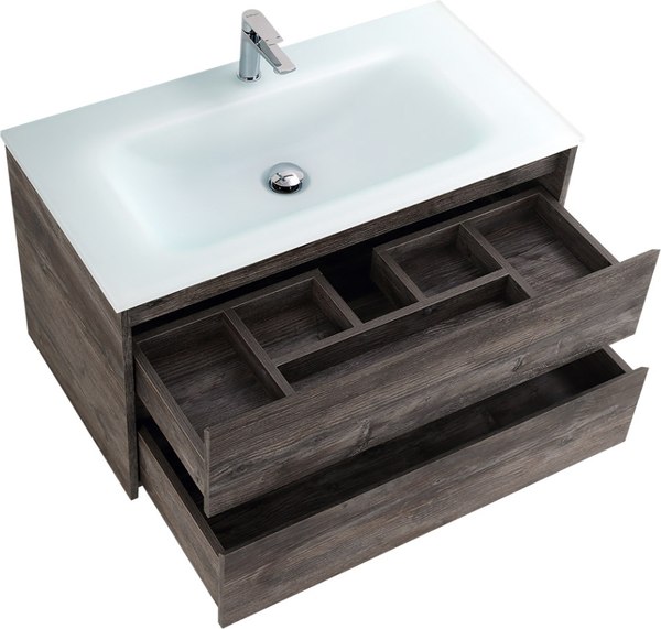 Купить Тумба с умывальником BelBagno Kraft-1000-2C-SO-PP + BB1000ETL в Минске