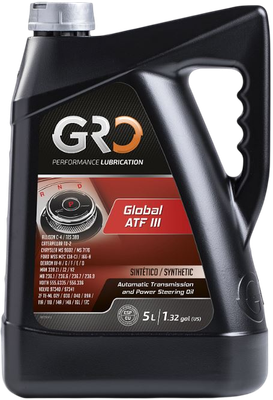 Трансмиссионное масло GRO Global ATF III / 2000220 (5л) - 