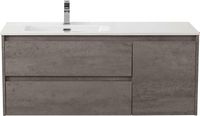 Тумба с умывальником BelBagno KRAFT-1200-2C-1A-SO-CG-L + BB1000ETL-R - 