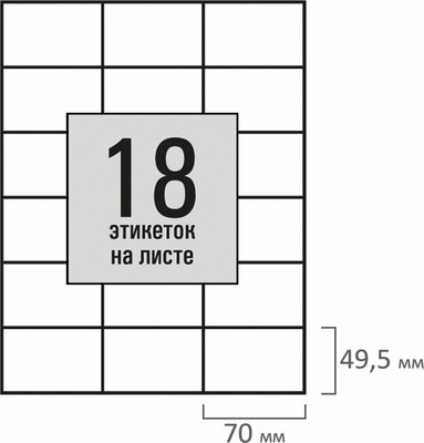 Набор этикеток Staff 115654