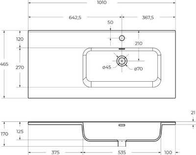 Тумба с умывальником BelBagno KRAFT-1000-2C-1A-SO-RNN-R + BB1000ETL-R