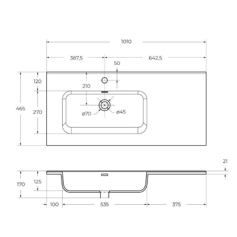 Тумба с умывальником BelBagno KRAFT-1200-2C-1A-SO-CG-L + BB1000ETL-L