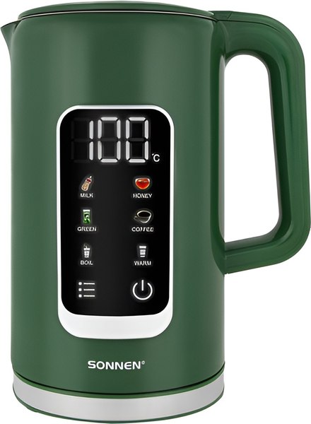 Электрочайник Sonnen KT-8723EG / 454689 (изумрудный)