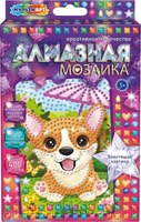 Набор алмазной вышивки MultiArt Милая корги / AM10X15-PESIKI - 