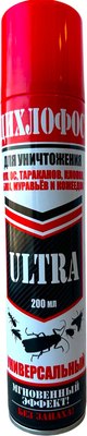 

Аэрозоль от насекомых, Дихлофос Ultra