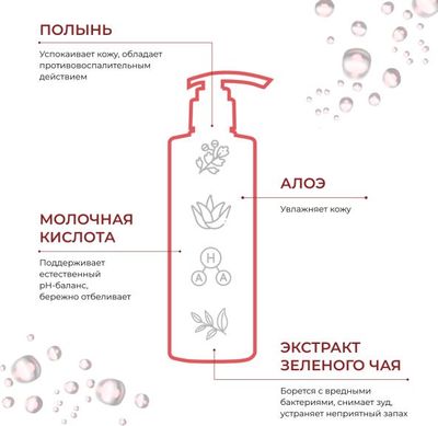 Гель для интимной гигиены Solomeya Lightening Intimate Cleansing Wash (180мл)