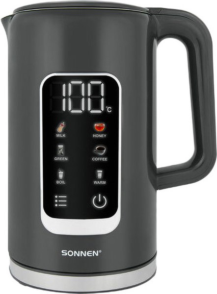 Электрочайник Sonnen KT-8723G / 454690 (серый)
