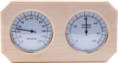 Термогигрометр для бани 212F TH-22-L (липа) - 