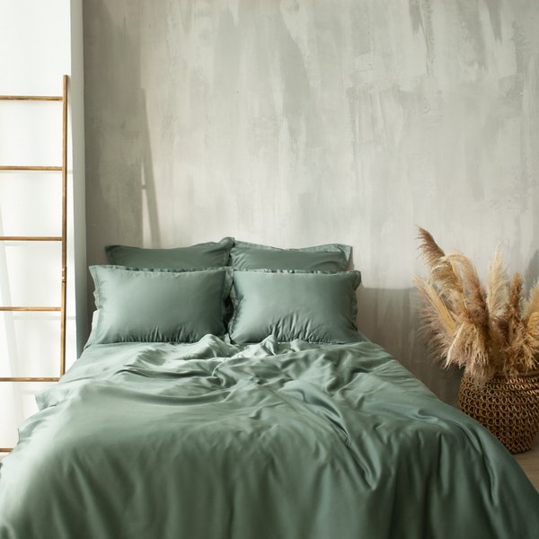 Наволочка Sima-Land Home Tencel 70x70 / 10285285 (оливковый)