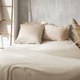 Простыня Sima-Land Home Tencel 235x280 / 10285307 (бежевый) - 