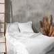 Пододеяльник Sima-Land Home Tencel 150x220 / 10285329 (белый) - 