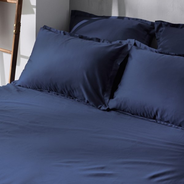 Простыня Sima-Land Home Tencel 235x240 / 10285363 (синий)