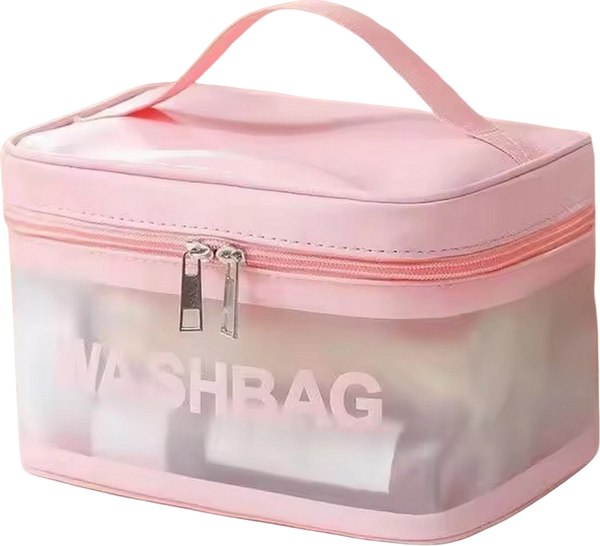 Косметичка Kristaller Washbag Suitcase / 25085 (розовый)