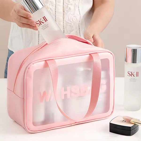 Косметичка Kristaller Washbag Rectangular Big / 25073 (розовый)