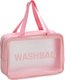 Косметичка Kristaller Washbag Rectangular Big / 25073 (розовый) - 