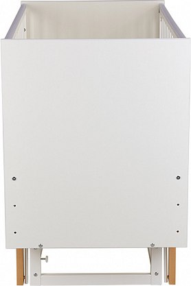 Детская кроватка Polini Kids Simple 342 с маятником / 0003168-17 (белый/натуральный)