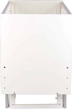 Детская кроватка Polini Kids Simple 342 с маятником / 0003168-16 (белый/серый)