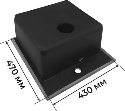 Мойка кухонная Granrus GR-460 (антрацит блэк)