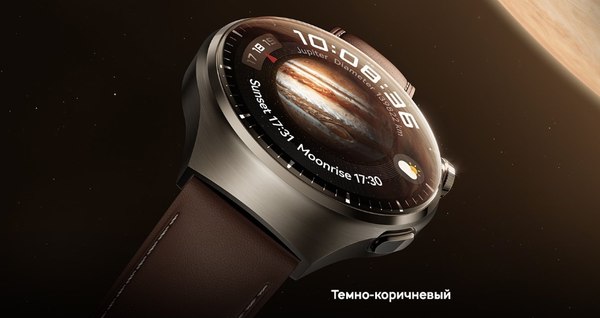 Умные часы Huawei Watch 4 Pro MDS-AL00 / 55020APB (коричневый, кожаный ремешок)