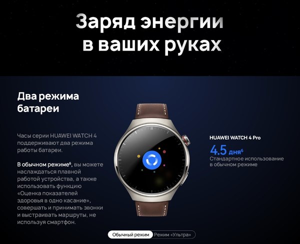 Умные часы Huawei Watch 4 Pro MDS-AL00 / 55020APB (коричневый, кожаный ремешок)