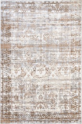 Ковер Radjab Carpet Бьянка Прямоугольник D008A / 10634RK-B (4x6, Cream Shirink/Vizon Fdy)