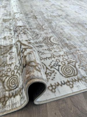 Ковер Radjab Carpet Бьянка Прямоугольник D008A / 8078RK-B (1.4x2, Cream Shirink/Vizon Fdy)