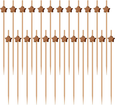 Набор шпажек для канапе Мультидом Космос VL80-591 (24шт, золото) - 