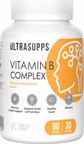 Витаминно-минеральный комплекс Ultrasupps Витамин В Комлекс (90 капсул)