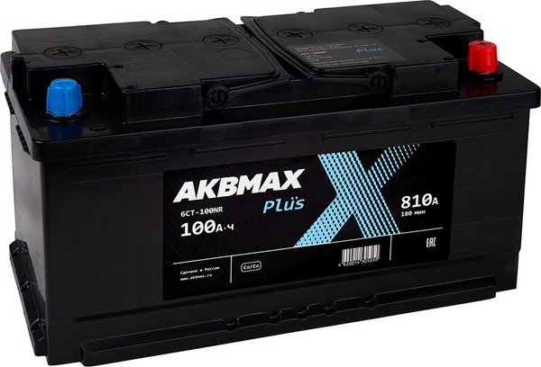 Автомобильный аккумулятор AKBMAX R Plus 100R L5