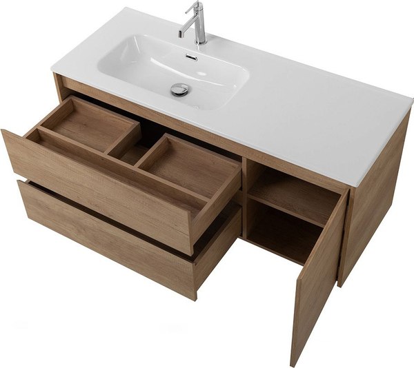 Купить Тумба с умывальником BelBagno KRAFT-1200-2C-1A-SO-RNN-L + BB1000ETL-L в Минске