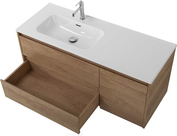 Купить Тумба с умывальником BelBagno KRAFT-1200-2C-1A-SO-RNN-L + BB1000ETL-L в Минске