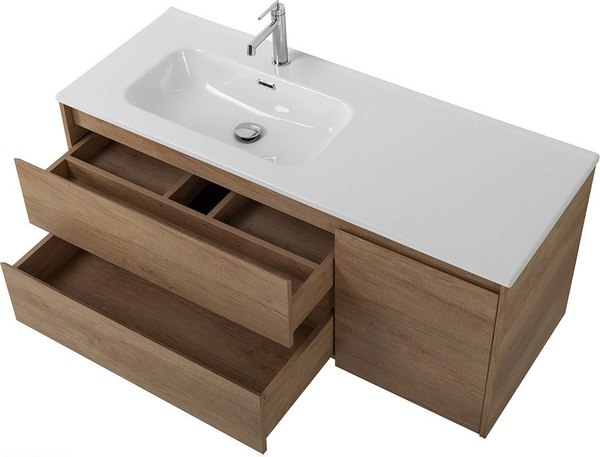 Купить Тумба с умывальником BelBagno KRAFT-1200-2C-1A-SO-RNN-L + BB1000ETL-L в Минске
