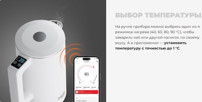 Электрочайник Redmond SkyKettle KM231S (белый)